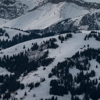 Stillgelegtes Skigebiet Rellerli, Dezember 2022