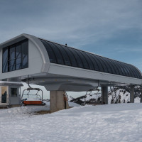 Bergstation der Sesselbahn Chalberhöni-Saanerslochgrat, Dezember 2022