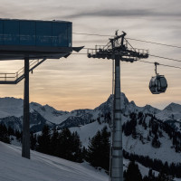 Kabinenbahn Kleiner Saanenwald-Saanerslochgrat, Dezember 2022