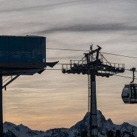 Kabinenbahn Kleiner Saanenwald-Saanerslochgrat, Dezember 2022