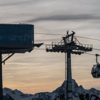 Kabinenbahn Kleiner Saanenwald-Saanerslochgrat, Dezember 2022