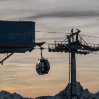 Kabinenbahn Kleiner Saanenwald-Saanerslochgrat, Dezember 2022