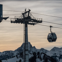 Kabinenbahn Kleiner Saanenwald-Saanerslochgrat, Dezember 2022