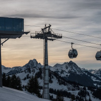 Kabinenbahn Kleiner Saanenwald-Saanerslochgrat, Dezember 2022