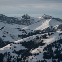 Stillgelegtes Skigebiet Rellerli, Dezember 2022