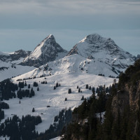 Stillgelegtes Skigebiet Rellerli, Dezember 2022