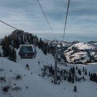 Kabinenbahn Kleiner Saanenwald-Saanerslochgrat, Dezember 2022