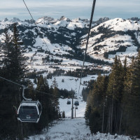 Kabinenbahn Kleiner Saanenwald-Saanerslochgrat, Dezember 2022