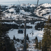 Kabinenbahn Kleiner Saanenwald-Saanerslochgrat, Dezember 2022