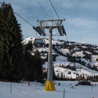 Kabinenbahn Saanenmöser-Kleiner Saanenwald, Dezember 2022