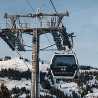 Kabinenbahn Saanenmöser-Kleiner Saanenwald, Dezember 2022