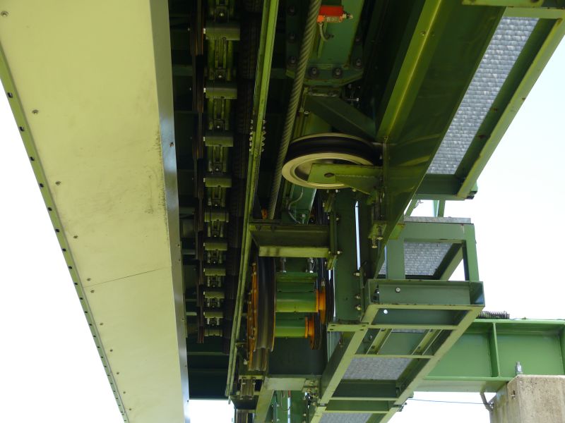 Bergstation der Sesselbahn Schwarzsee-Riggisalp, Juli 2008