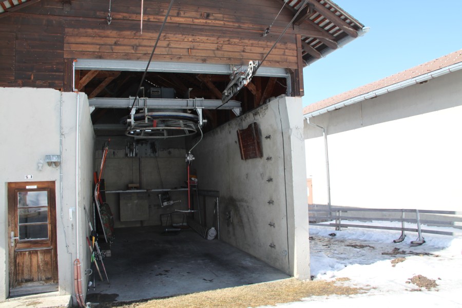 Talstation Schlepplift Geissalp, März 2011