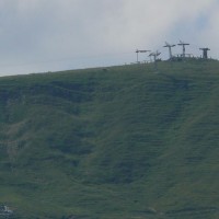 Schwyberg stillgelegten Seilbahnen, Juli 2008