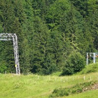 Bergstation des Schlepplifts Gypsera, Juli 2008