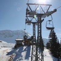 Sesselbahn Schwarzsee-Riggisalp, März 2011