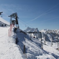 Bergstationen der Schlepplifte Geissalp, März 2011