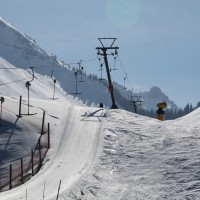 Schlepplift Riggisalpboden, März 2011