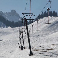 Schlepplift Riggisalpboden, März 2011