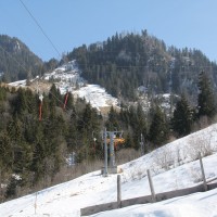 Bergstation Schlepplift Gypsera, März 2011