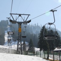 Sesselbahn Schwarzsee-Riggisalp, März 2011