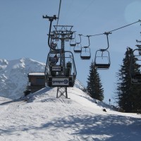 Sesselbahn Schwarzsee-Riggisalp, März 2011