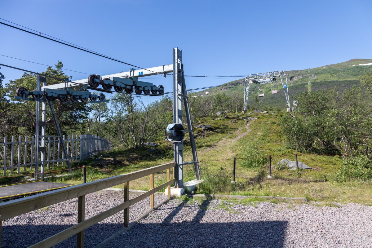 Sesselbahn Abisko-Nuolja, Juli 2016