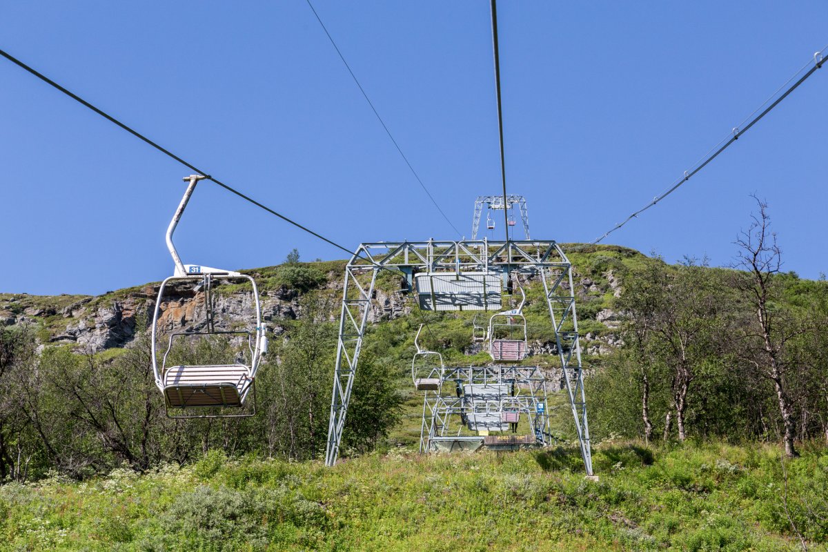 Sesselbahn Abisko-Nuolja, Juli 2016