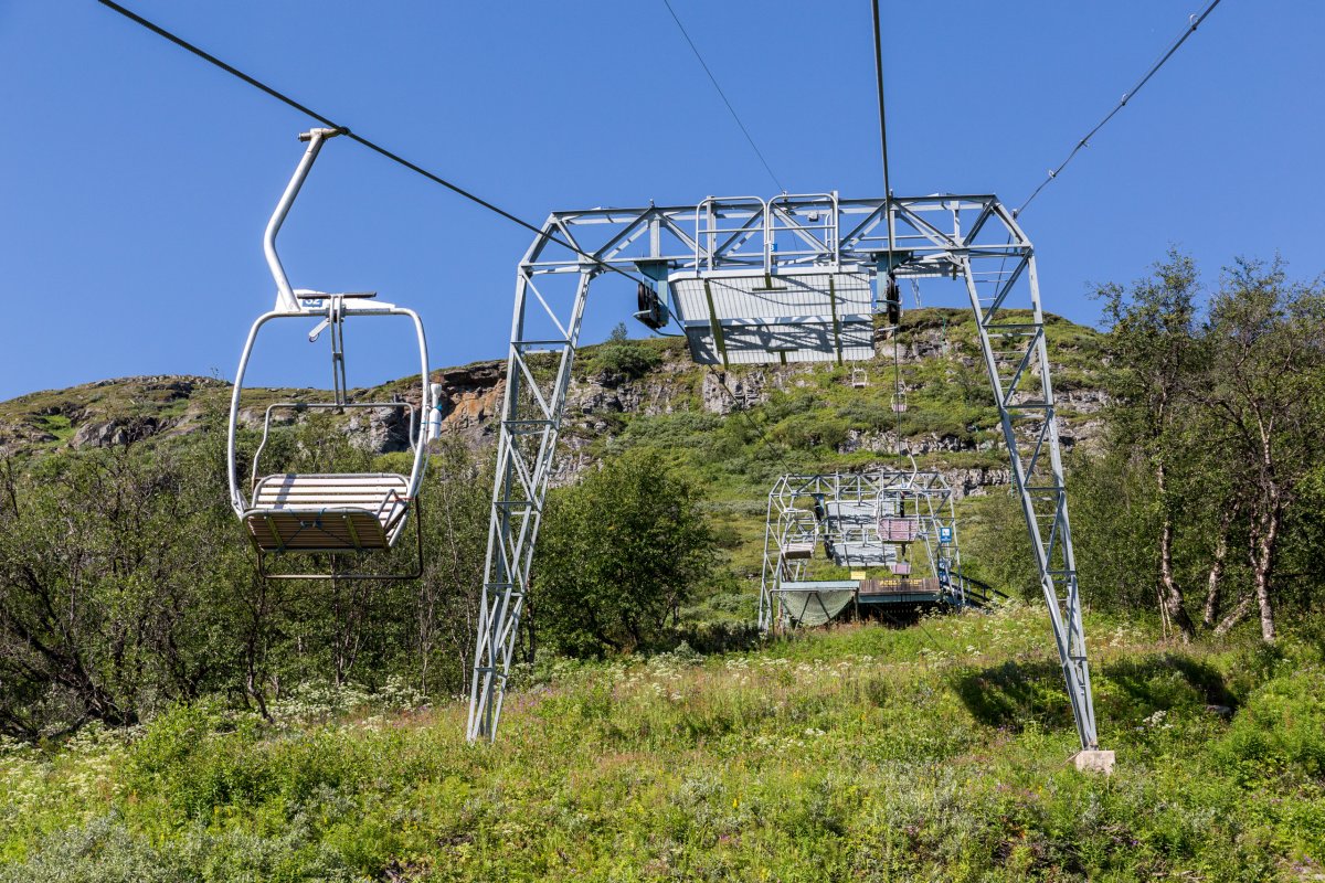 Sesselbahn Abisko-Nuolja, Juli 2016