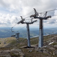 Sesselbahn Tusenmetersliften, Juli 2016