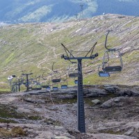 Sesselbahn Tusenmetersliften, Juli 2016