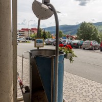 Relikt des ehemaligen Korblifts von Åre, Juli 2016