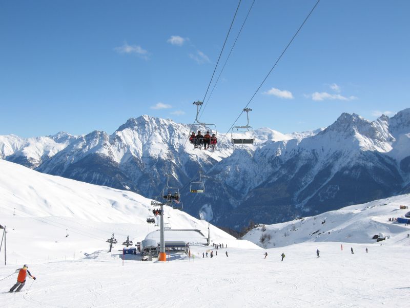 Sesselbahn Jonvrai-Mot da Ri, Februar 2008