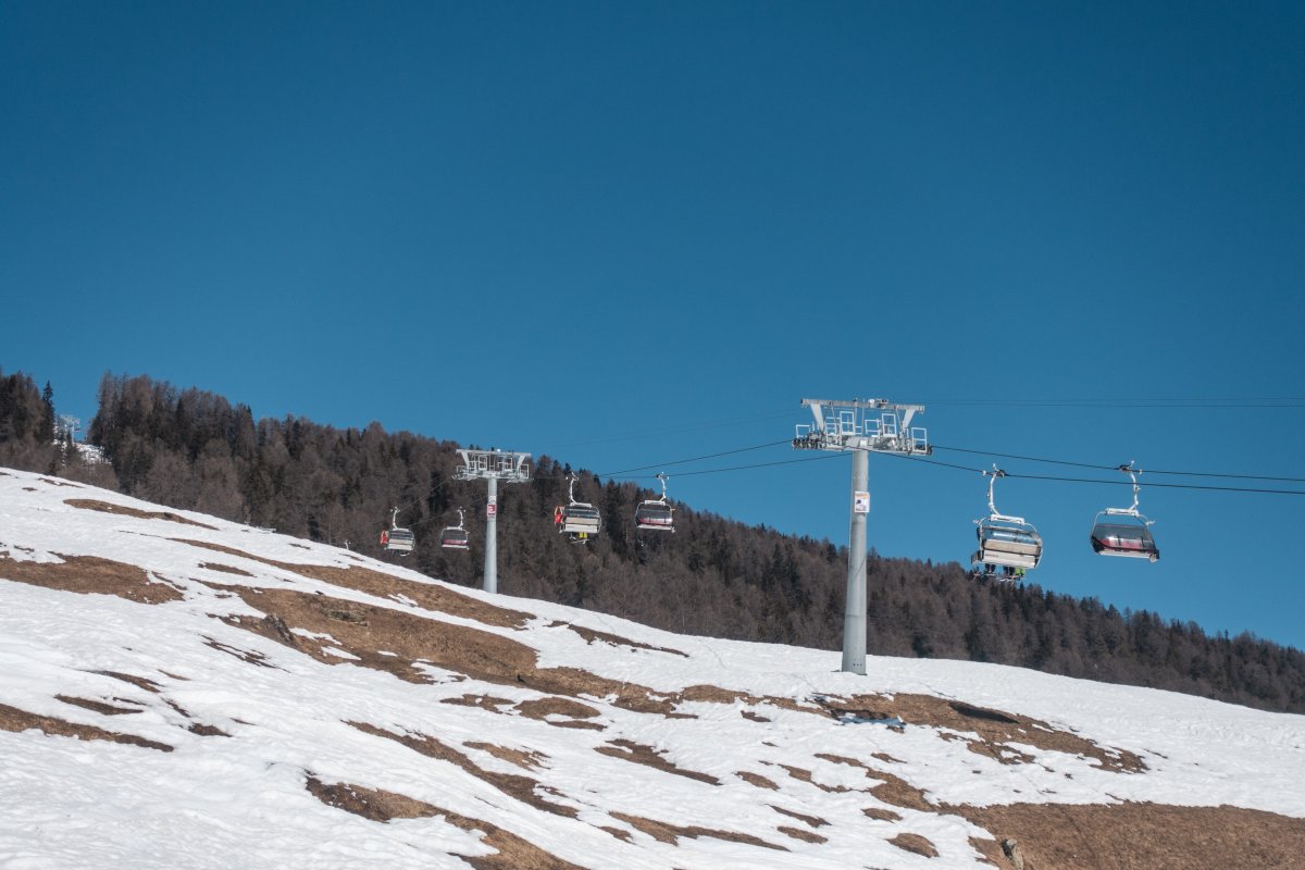 Sesselbahn Ftan-Natèas, März 2021