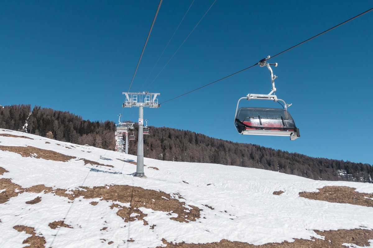 Sesselbahn Ftan-Natèas, März 2021