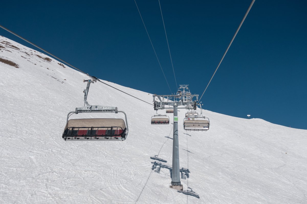 Sesselbahn Prui-Clünas, März 2021