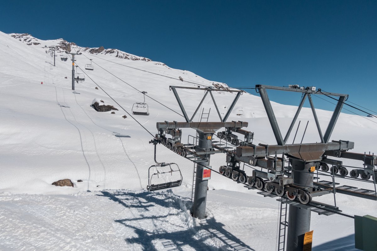 Sesselbahn Jonvrai-Salaniva, März 2021