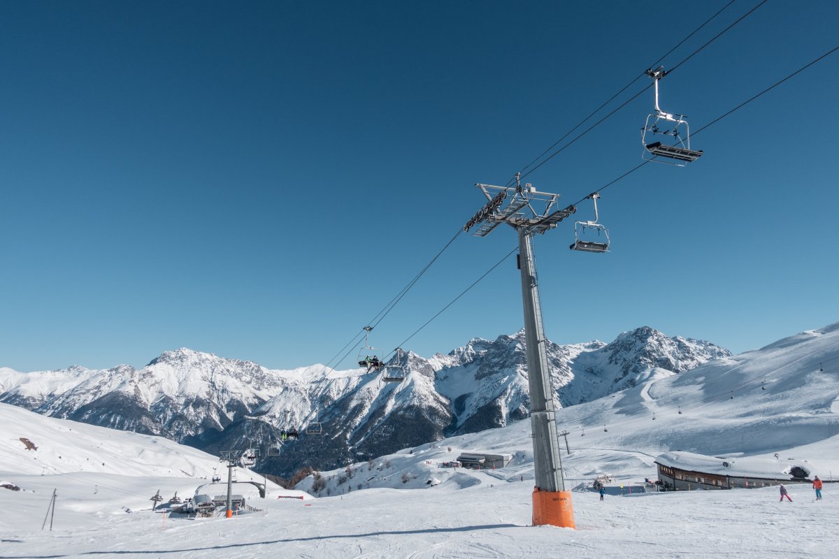 Sesselbahn Jonvrai-Mot da Ri, März 2021