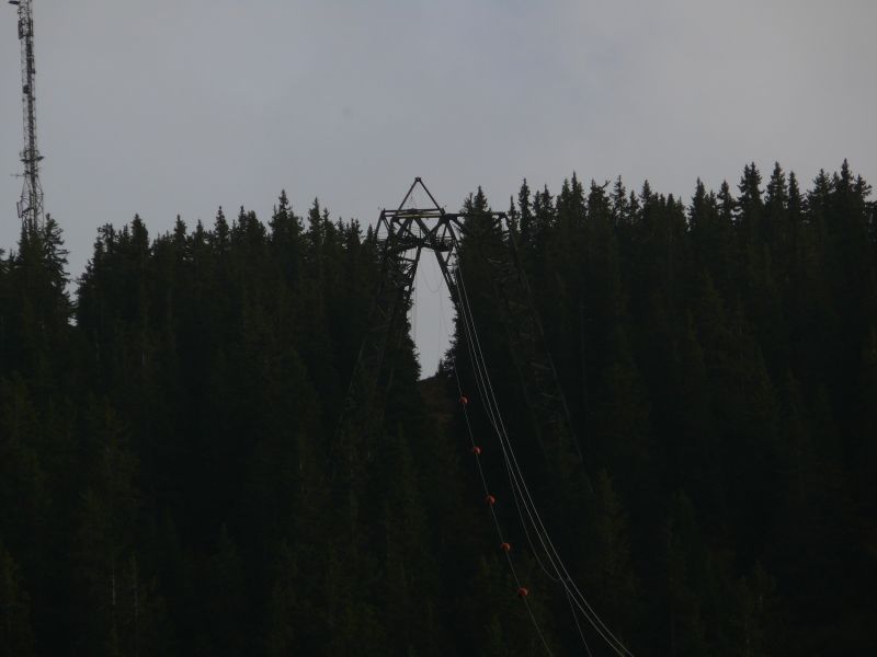 Luftseilbahn Sedrun-Tgom, Oktober 2008