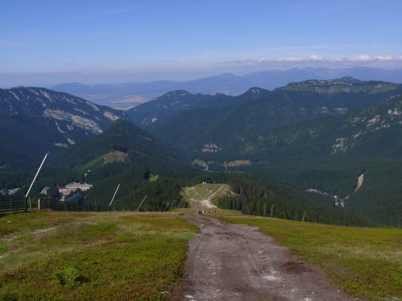 Skiabfahrt Luková, August 2009