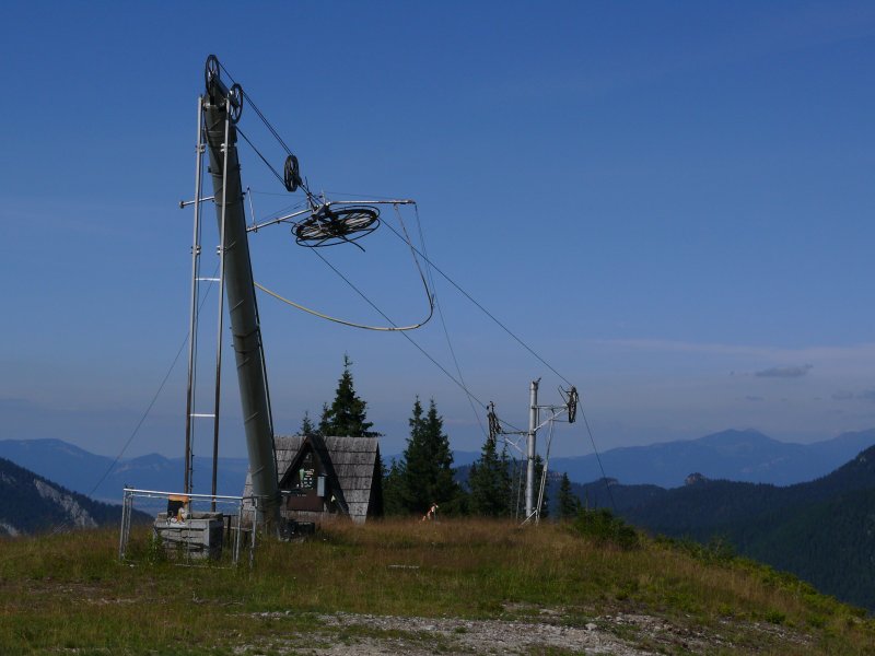 Ein Schlepplift von Tatrapoma, August 2009