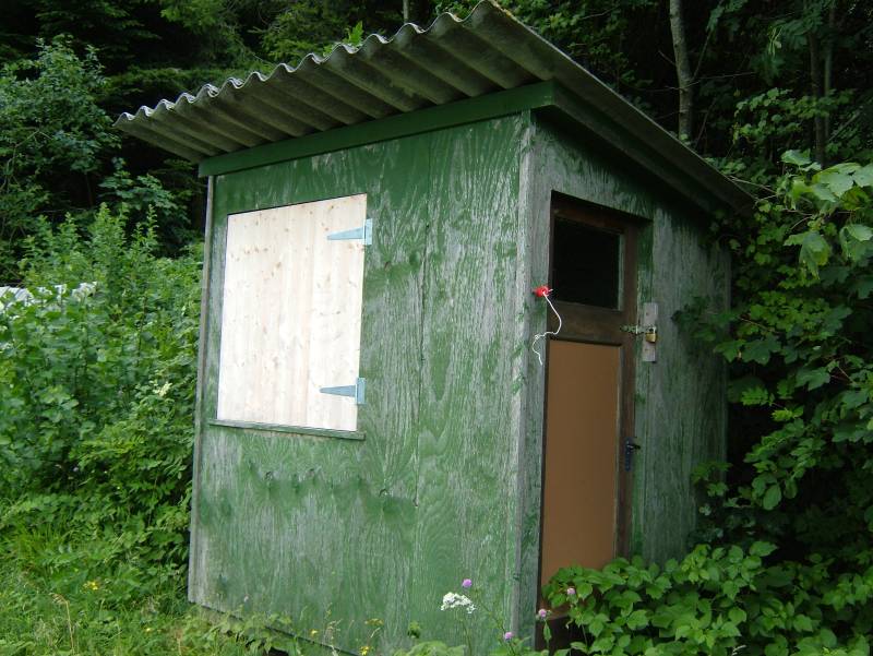 Schlepplift Schafmatt in Oltingen, Juli 2006