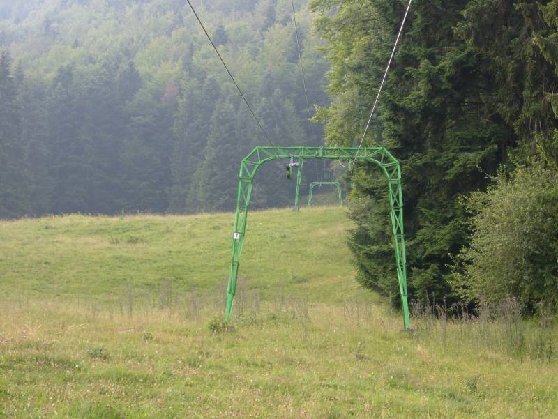 Schlepplift Sous le Mont in Tavannes, Juli 2006