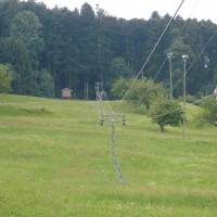 Schlepplift Unterweid-Wannen in Wegenstetten, Juli 2006