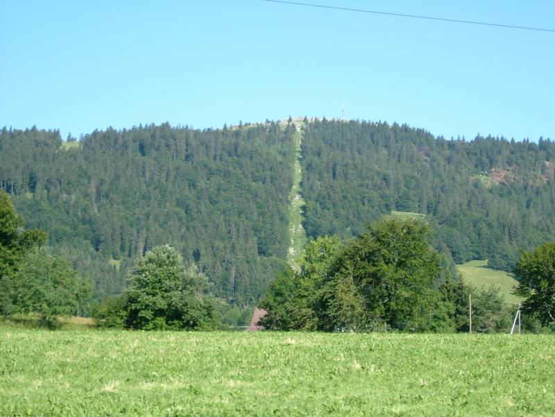 Schlepplift La Dent de Vaulion in Vaulion, Juli 2006
