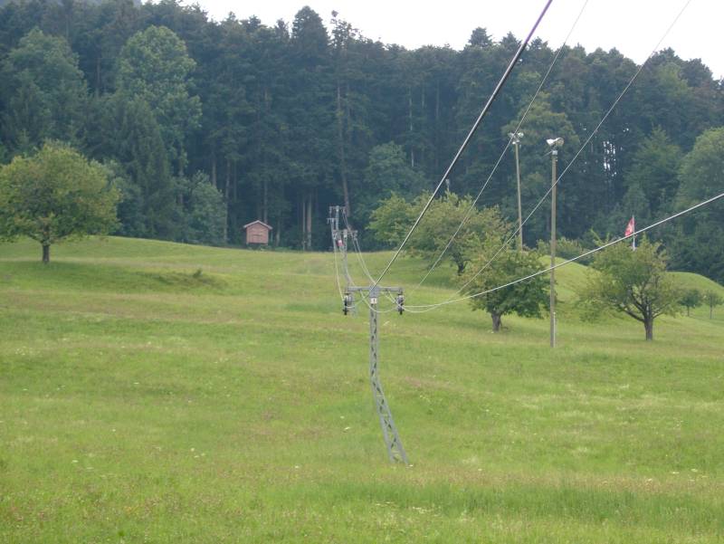 Schlepplift Unterweid-Wannen in Wegenstetten, Juli 2006