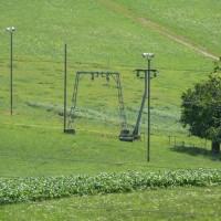 Schlepplifte Schindelberg 1 und 2 (Müller, Baco) in Linden, Juli 2008