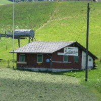 Schlepplifte Schindelberg 1 und 2 (Müller, Baco) in Linden, Juli 2008