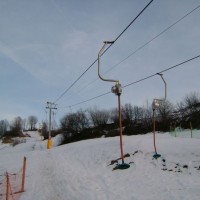 Schlepplift Bual-Sotg Antoni in Alvaneu (Baco-Poma), Februar 2007