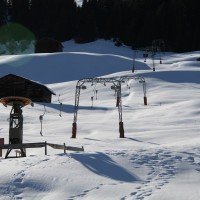 Schlepplift Tenna im gleichnamigen Ort (Städeli), April 2010